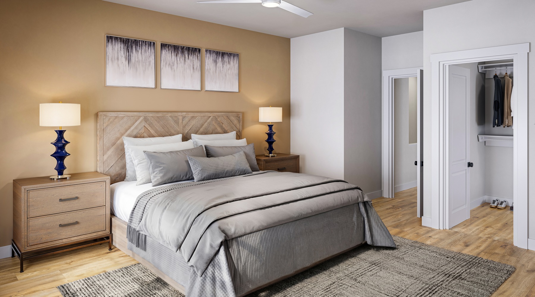 Bedroom interior 