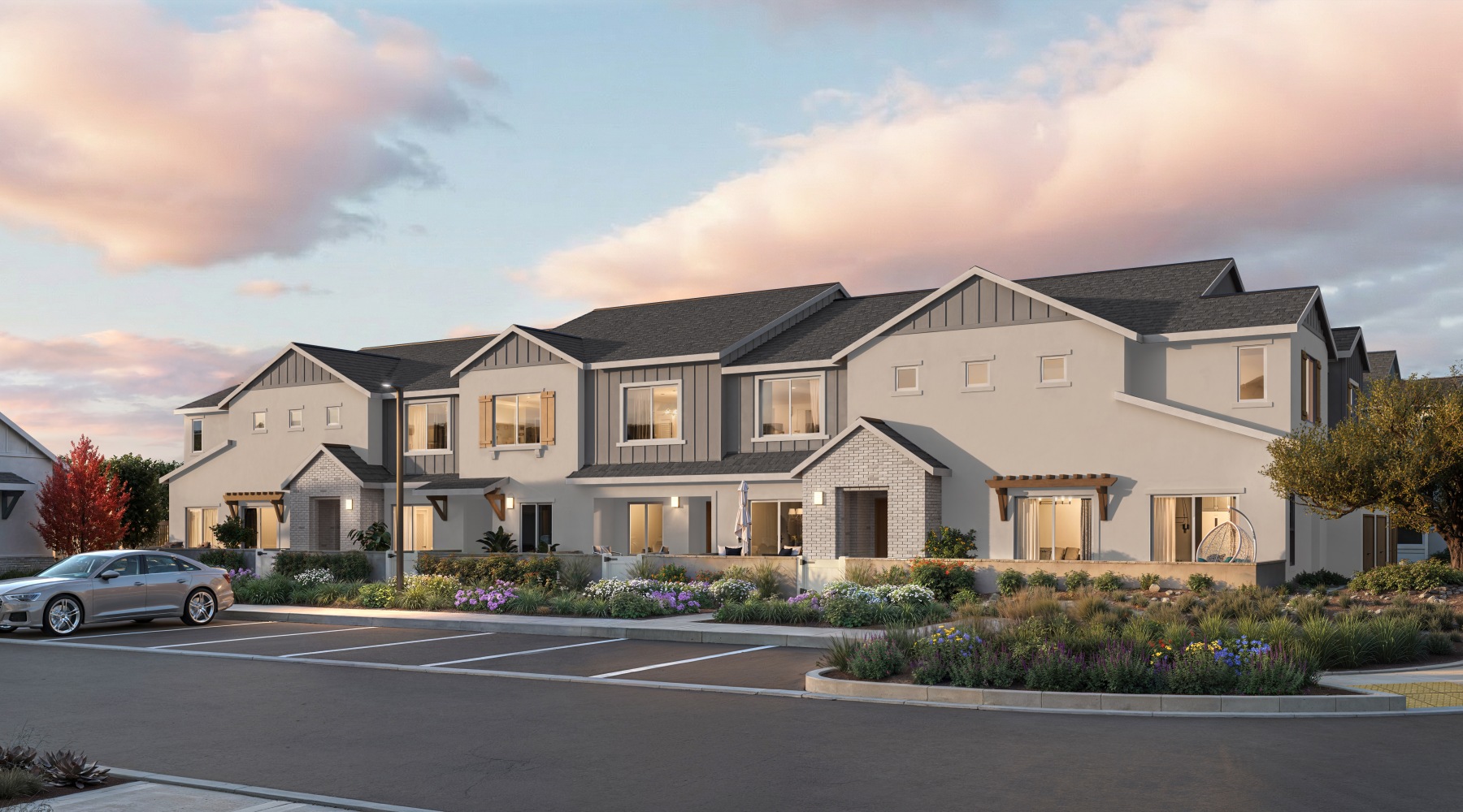 a row of houses