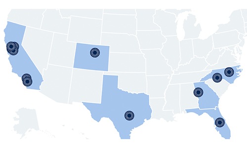 a map of the US